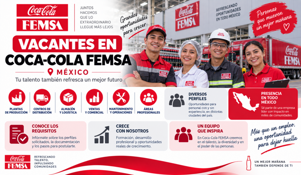 Vacantes en Coca-Cola FEMSA
