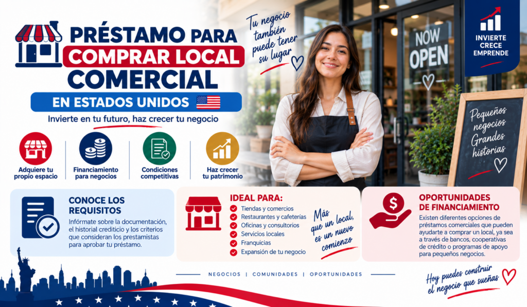 Préstamo para comprar local