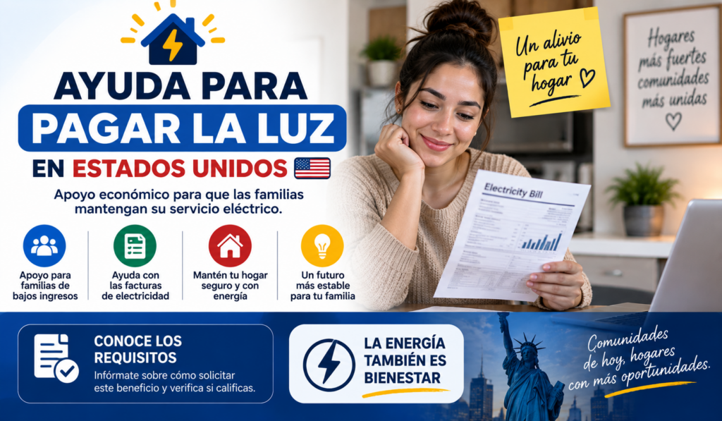 Ayuda para pagar la luz en Estados Unidos